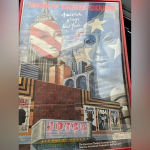 VINTAGE “THE JOYCE THEATER” POSTER